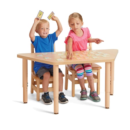 Jonti-Craft Purpose+ Trapezoid Table, 21 in. x 45 in. 6247JCP251